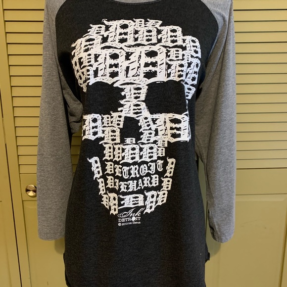 Ink Detroit Raglan Baseball Tee - Unisex - Picture 3 of 7